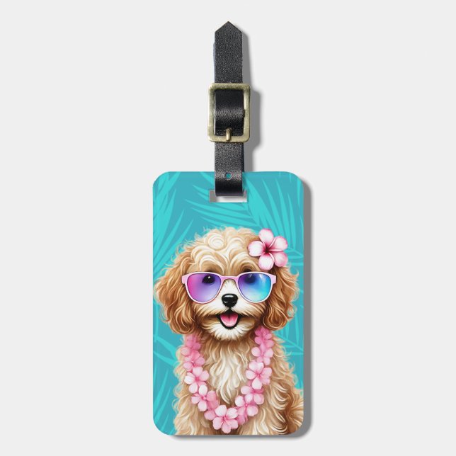 Cavapoo Luggage Tag (Front Vertical)
