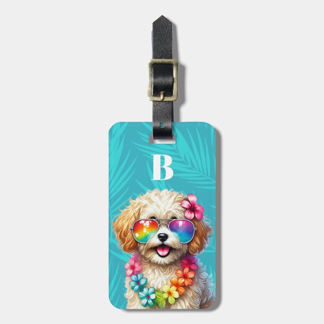 Cavapoo Luggage Tag (Front Vertical)