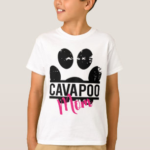Cavapoo Mum Dog Breed Pet Lover Gift For Her, Girl T-Shirt