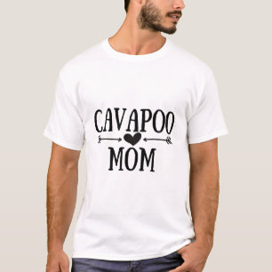 Cavapoo Mum Funny Cavapoos Gifts for Women Dog Lov T-Shirt