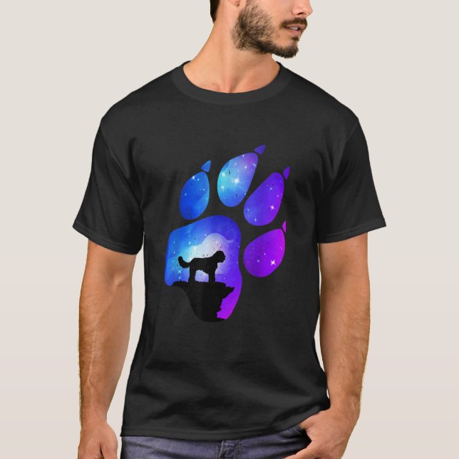 Cavapoo Paw Dog  Mum Dad T-Shirt (Front)