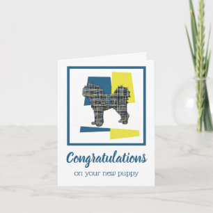 Cavapoo Puppy Dog Congratulations Greeting Card