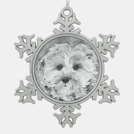 cavapoo christmas ornament