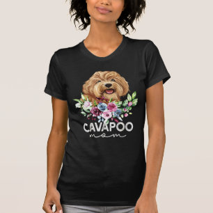 Cavapoo Shirt Gifts Dog Mum T-Shirt