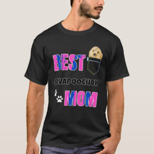 Cavapoochon in pocket Puppy Dog Lover cute Best Po T-Shirt