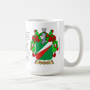 Cavazos name, the Origin, the Meaning and the Cres Coffee Mug