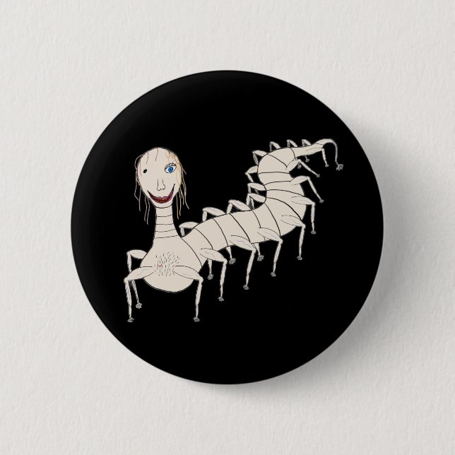 Cave Angler 6 Cm Round Badge (Front)