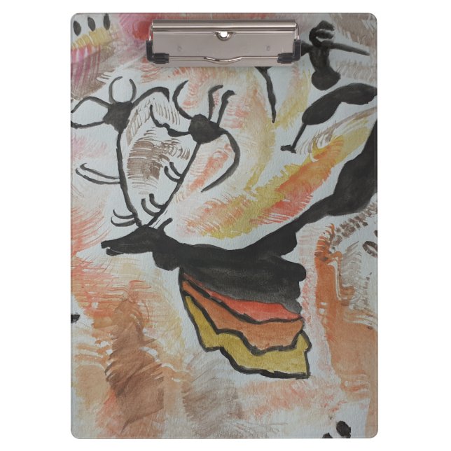 Cave Art Abstract Clipboard (Front)
