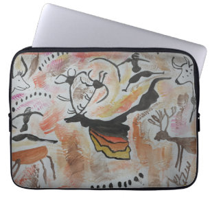Cave Art Abstract Laptop Sleeve