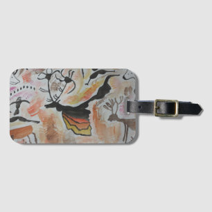 Cave Art Abstract Luggage Tag