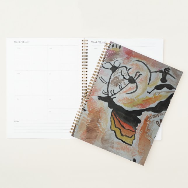Cave Art Abstract Planner (Display)