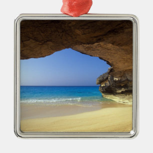 Cave at French Bay, San Salvador Island, Metal Tree Decoration