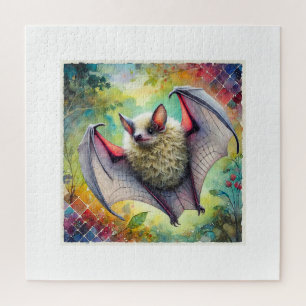 Cave Bat 031124AREF112 - Watercolor Jigsaw Puzzle
