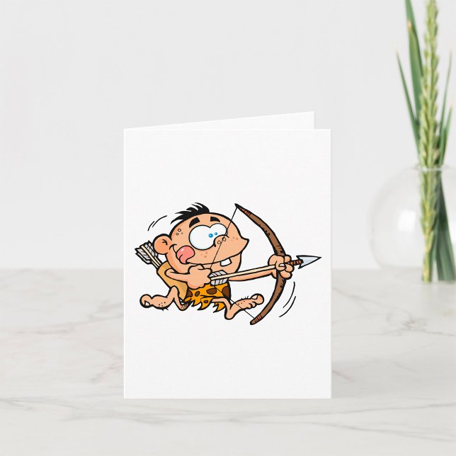Cave Boy With Bow And Arrow Card (Creator Uploaded)