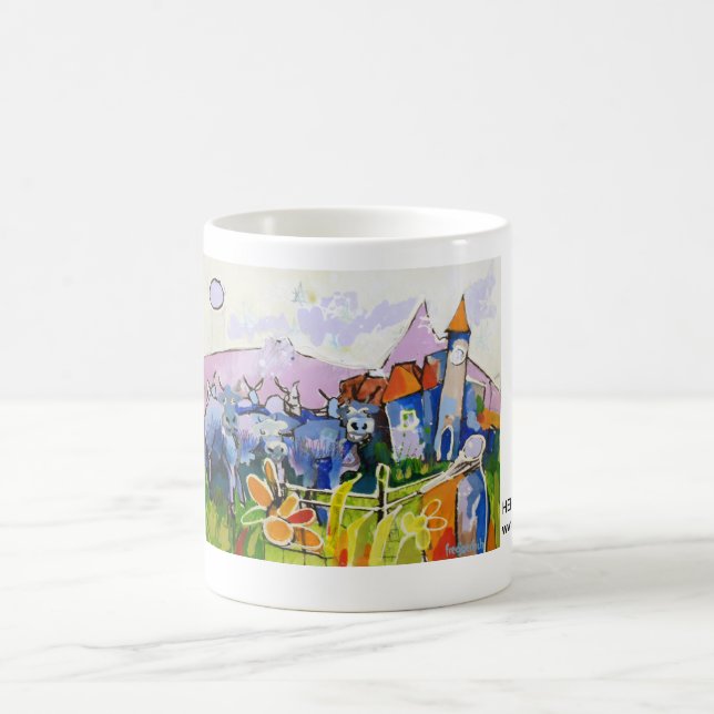 Cave cup: herd homeward II Coffee Mug (Center)
