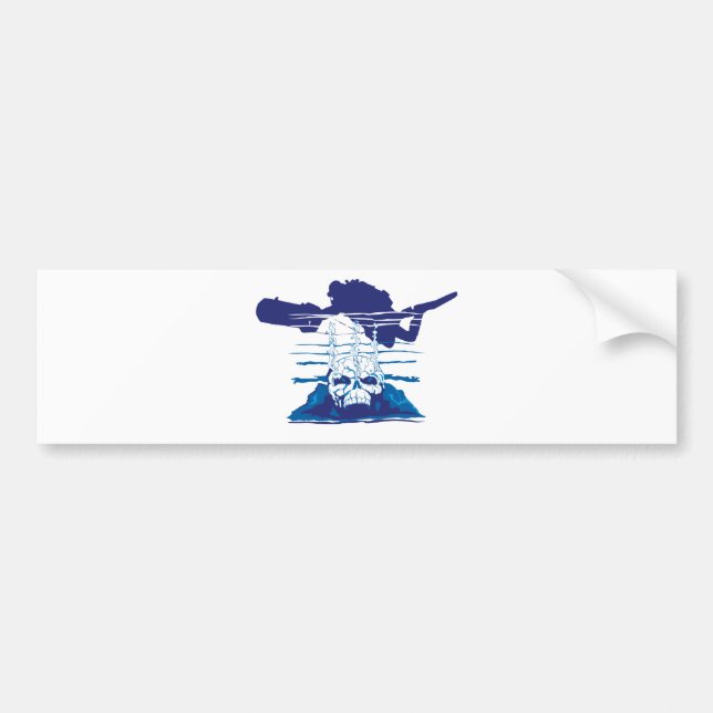 CAVE DIVER BUMPER STICKER (Front)