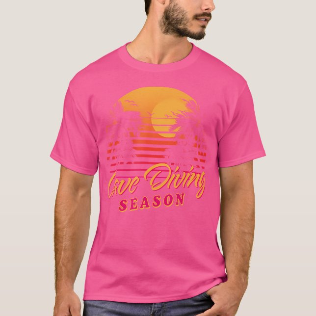 Cave Diving Season Cave Diver Hobby Underwater Div T-Shirt (Front)
