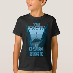 Cave Diving & UFO - The Truth is Down Here T-Shirt