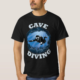 Cave Diving - Underwater Scuba Diver T-Shirt