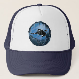 Cave Diving - Underwater Scuba Diver Trucker Hat