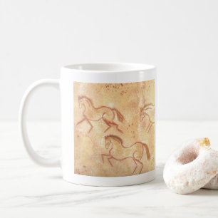 Cave Drawing Painting of Horses Coffee Mug