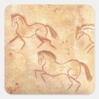 Cave Drawing Painting of Horses
