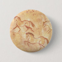 Cave Drawing Painting of Wild Horses