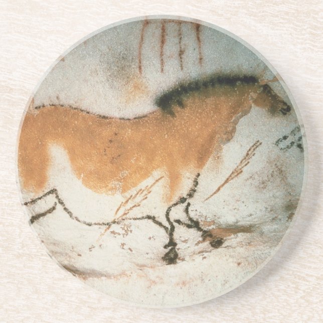 Cave drawings Lascaux French Prehistoric Coaster (Front)