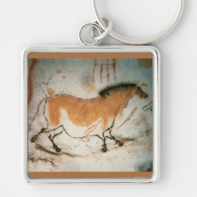 Cave drawings Lascaux French Prehistoric Key Ring (Front)