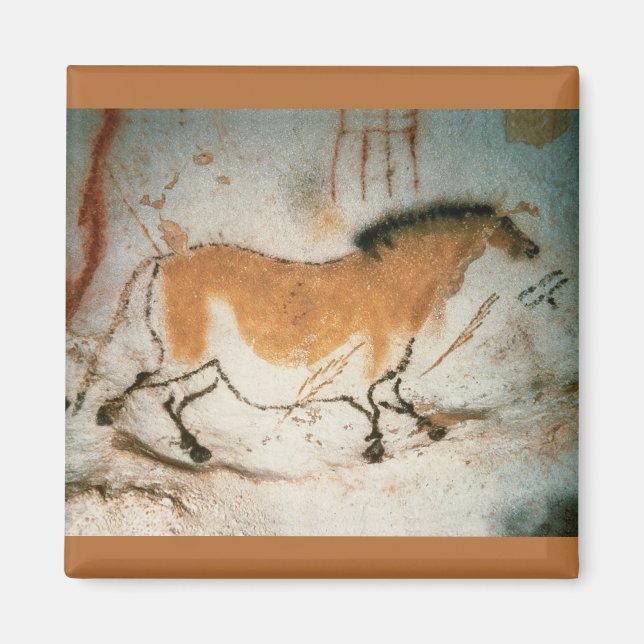 Cave drawings Lascaux French Prehistoric Magnet (Front)