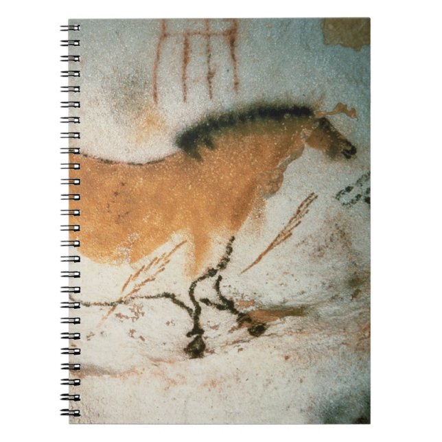 Cave drawings Lascaux French Prehistoric Notebook (Front)