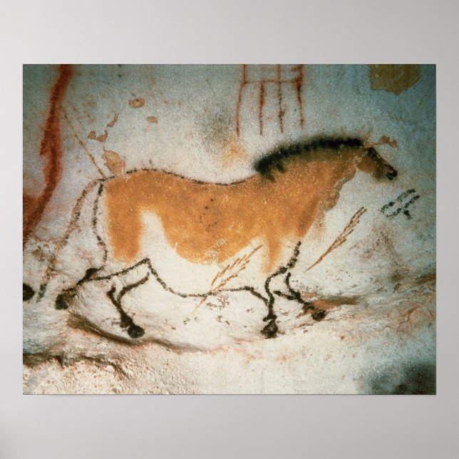 Cave drawings Lascaux French Prehistoric Poster (Front)