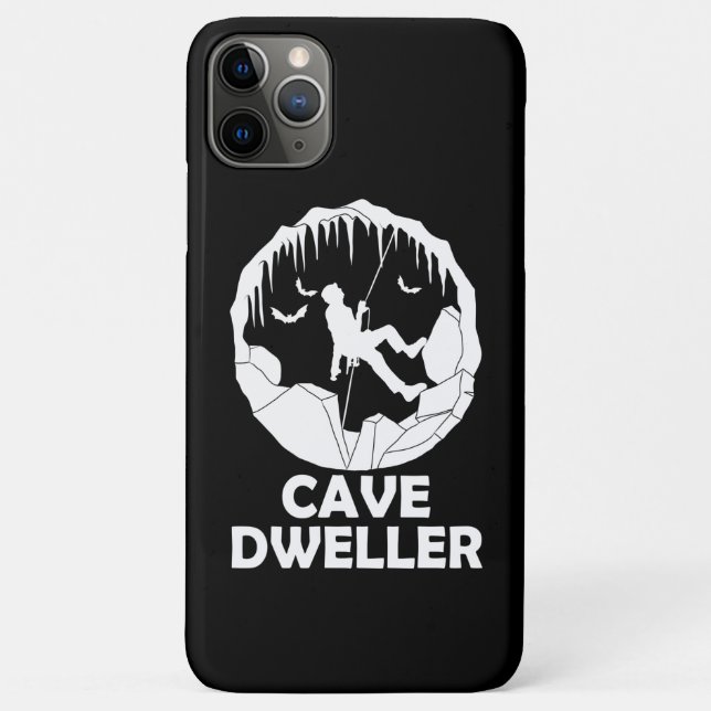 Cave Dweller - Funny Caver Spelunking Speleology Case-Mate iPhone Case (Back)