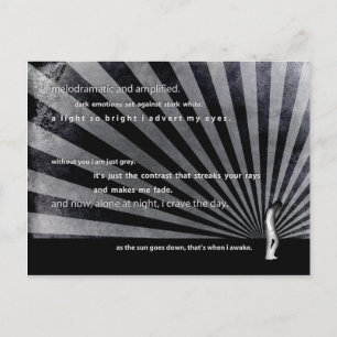 cave dweller. postcard