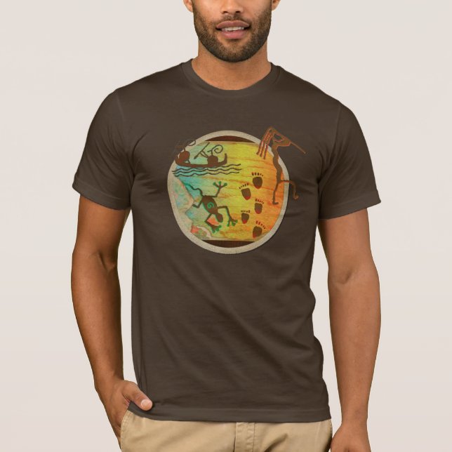 Cave Dwelling Native American UNISEX ALL TEES (Front)
