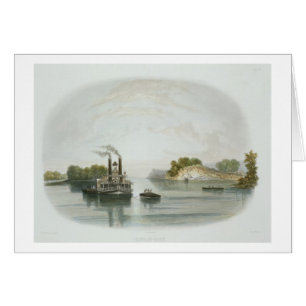 Cave-in-Rock, view on the Ohio, plate 7 from Volum