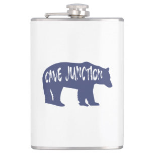 Cave Junction Oregon Bear Hip Flask