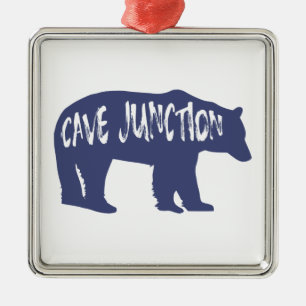 Cave Junction Oregon Bear Metal Tree Decoration