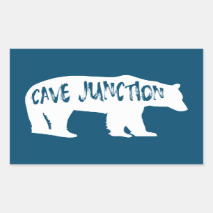 Cave Junction Oregon Bear Rectangular Sticker