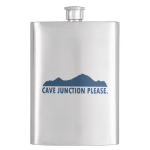 Cave Junction Oregon Please Hip Flask