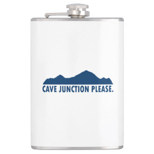Cave Junction Oregon Please Hip Flask
