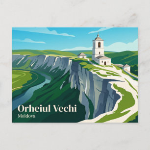 Cave Monastery Moldova Postcard