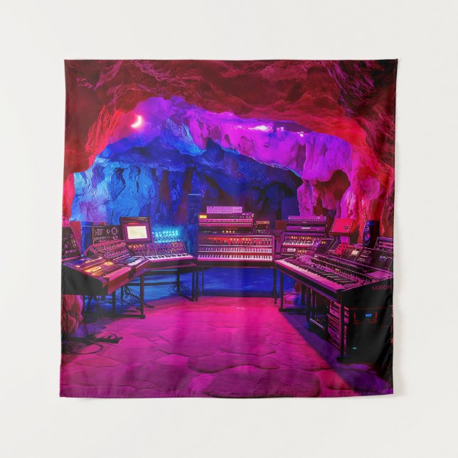 Cave Music Studio Tapestry (Front)
