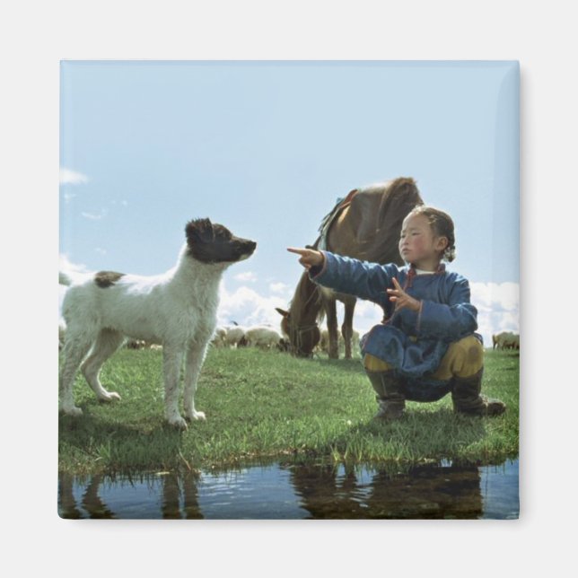 Cave of the yellow dog magnet (Front)