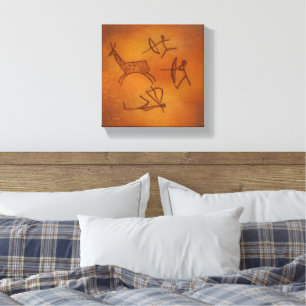 cave painting canvas print