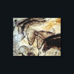 Cave Painting of Horses on Canvas Print<br><div class="desc">Canvas replica print of horses in Lascaux Chauvet caves in France.</div>