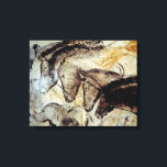 Cave Painting of Horses on Canvas Print<br><div class="desc">Canvas replica print of horses in Lascaux Chauvet caves in France.</div>