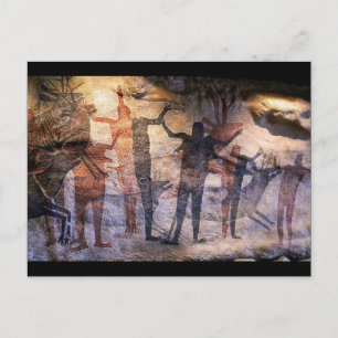 Cave Painting Rock Art Postcard