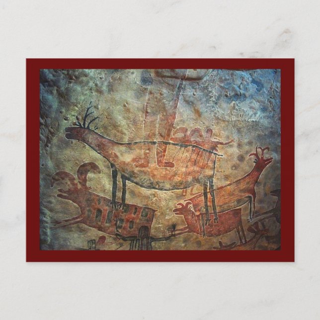Cave Painting Rock Art Postcard (Front)