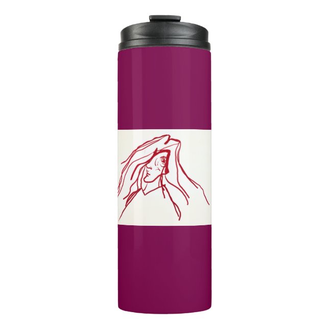 Cave Painting Thermal Tumbler (Front)